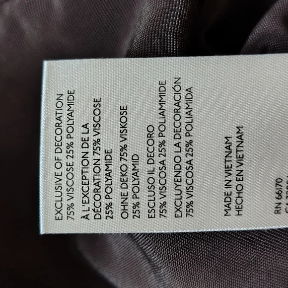 Elegant Chocolate Brown Velvet Women's Top - Picture 8 of 10